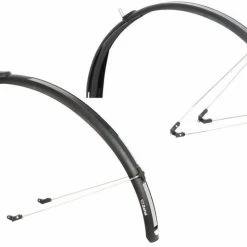 Zefal C40 Paragon Road Bike Mudguards / Set - Black Accessories
