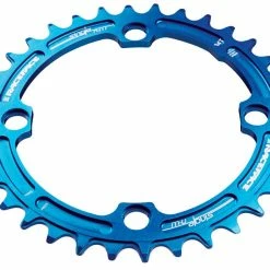Drivetrain Race Face Narrow Wide Single Chainring - 104mm - Blue