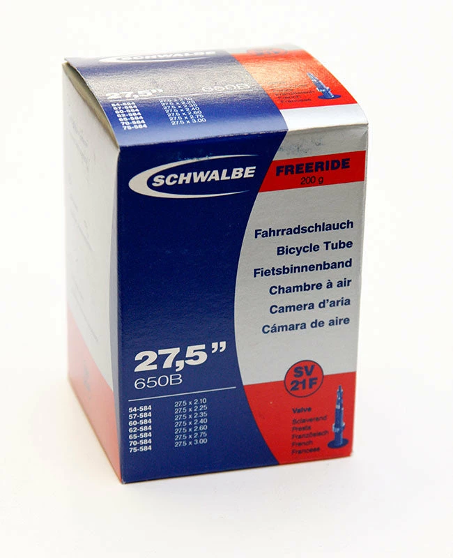 Best Pirce 🌟 Wheels & Tyres Schwalbe SV21F Mountain Bike MTB Inner Tube 27.5" X 2.1-3.0 Presta - 40mm 🛒 1 Wheels & Tyres Schwalbe SV21F Mountain Bike MTB Inner Tube 27.5" X 2.1-3.0 Presta - 40mm