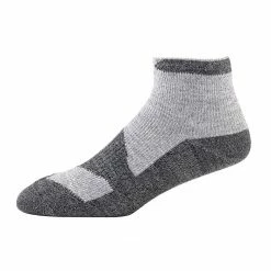 SealSkinz Walking Thin Socklet - Grey Marl / Dark Grey