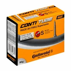 Continental Race 28 Supersonic Road Bike Inner Tube 700c X 20-25 Presta - 42mm Wheels & Tyres