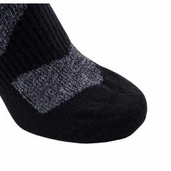SealSkinz Walking Thin Socklet - Grey / Black Clothing