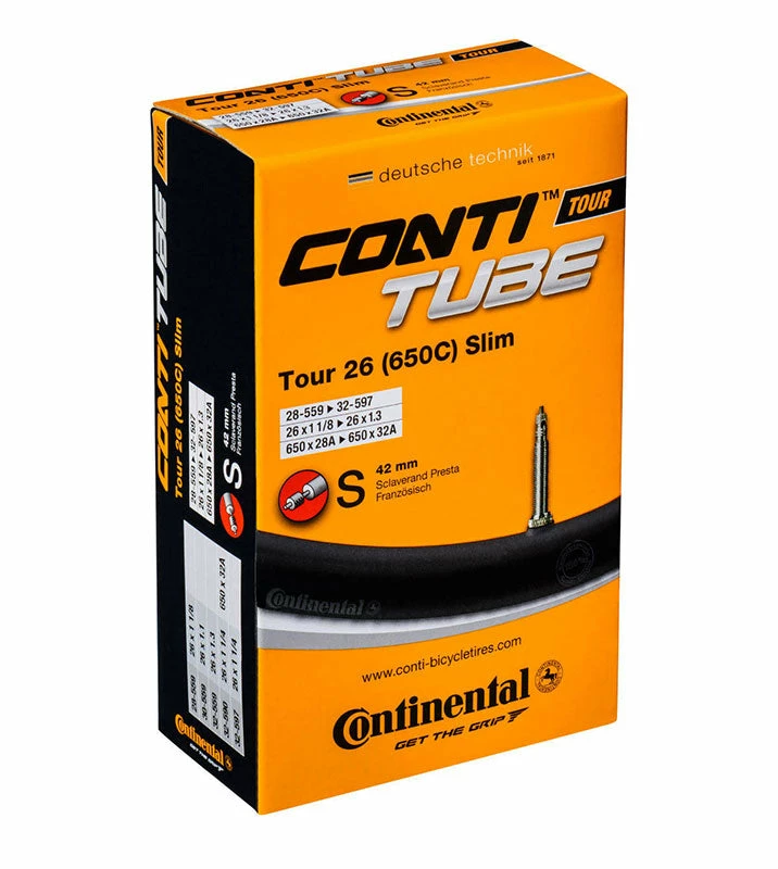 Cheap 💯 Wheels & Tyres Continental Tour 26 Slim Mountain Bike Inner Tube 26" X 1 1/8-1.3 Presta - 42mm 🥰 1 Wheels & Tyres Continental Tour 26 Slim Mountain Bike Inner Tube 26" X 1 1/8-1.3 Presta - 42mm