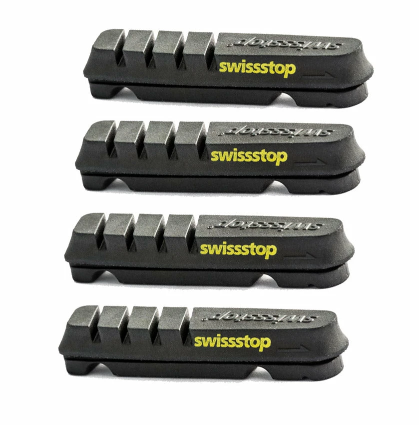 Best Sale 💯 Swissstop Flash EVO - Black Prince - Carbon Rim - Road Brake Pads - Shimano / Sram Brakes 🔔 1 Swissstop Flash EVO - Black Prince - Carbon Rim - Road Brake Pads - Shimano / Sram Brakes