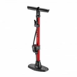 Accessories Beto Blaze Alloy Track Pump + Gauge - Black / Red