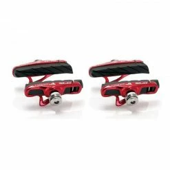 Brakes XLC Road Bike Brake Shoes / Blocks / Pads & Holder - Red - BS-R06