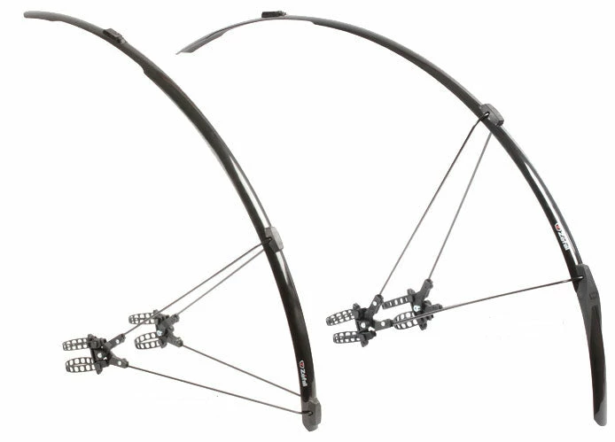 Outlet ⭐ Accessories Zefal Shield R30 Road Bike Mudguards / Set - Black 🌟 1 Accessories Zefal Shield R30 Road Bike Mudguards / Set - Black