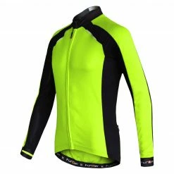 Funkier Talana Thermal Long Sleeve Jersey - Yellow / Black Clothing