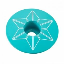 Supacaz Star Capz Alloy Stem Cap - Anodized Controls