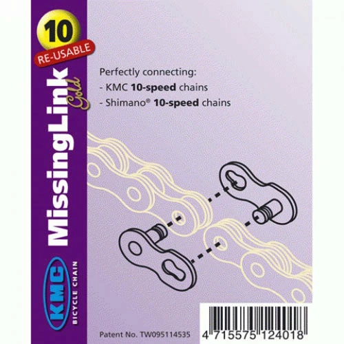 Best Pirce 😀 KMC 10 Missing Link For KMC Or Shimano 10 Speed Chain - Gold 🔥 2 KMC 10 Missing Link For KMC Or Shimano 10 Speed Chain - Gold