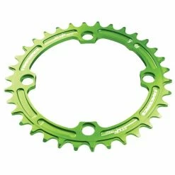Race Face Narrow Wide Single Chainring - 104mm - Green Drivetrain