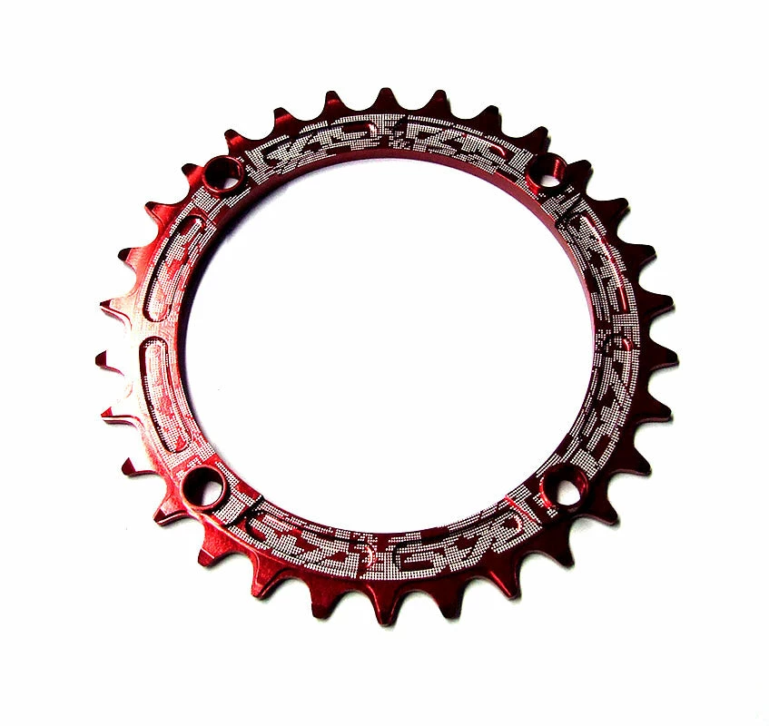 Brand new 🔥 Drivetrain Race Face Narrow Wide Single Chainring - 104mm - Red ❤️ 3 Drivetrain Race Face Narrow Wide Single Chainring - 104mm - Red