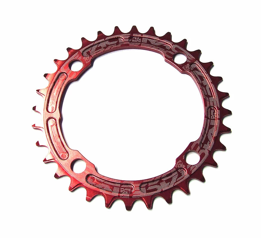 Brand new 🔥 Drivetrain Race Face Narrow Wide Single Chainring - 104mm - Red ❤️ 4 Drivetrain Race Face Narrow Wide Single Chainring - 104mm - Red