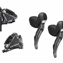 Brake Levers Shimano GRX ST-RX810 Hydraulic Disc Brake / STI Levers - 2 X 11 - Flat Mount