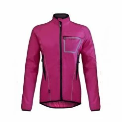 Clothing Funkier Ladies Waterproof Cycling Jacket - J1403 - Pink