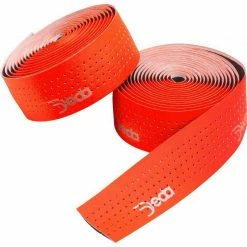 Deda Mistral - Fluorescent Leather Effect Perforated Tape Controls