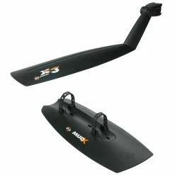 SKS Mud-X Front / X-Tra Dry Rear Mountain Bike Mudguard Set Accessories