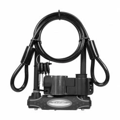 Master Lock D-Lock Bike Lock 210 X 110mm X 16mm + Cable - 8274D