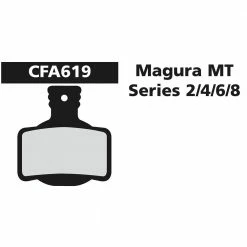 Brakes EBC - CFA619 - Green - Magura MT 2/4/6/8 Disc Brake Pads