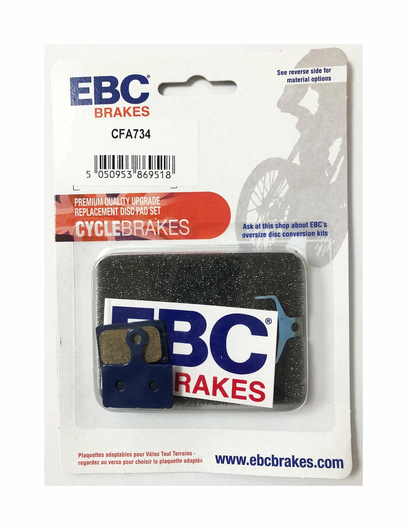 Outlet 🎉 Brakes EBC - CFA734 - Resin - Shimano 105, Ultegra, Dura-Ace, GRX - Disc Brake Pads 🛒 1 Brakes EBC - CFA734 - Resin - Shimano 105, Ultegra, Dura-Ace, GRX - Disc Brake Pads