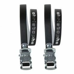 Drivetrain Zefal Christophe 516 Leather - Road / Track Bike Toe Straps