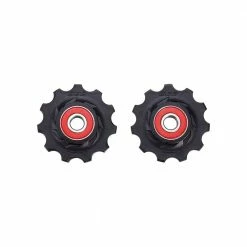 Drivetrain BBB RollerBoys Ceramic Jockey Wheels Gear Pulleys 11T Black - BDP-12