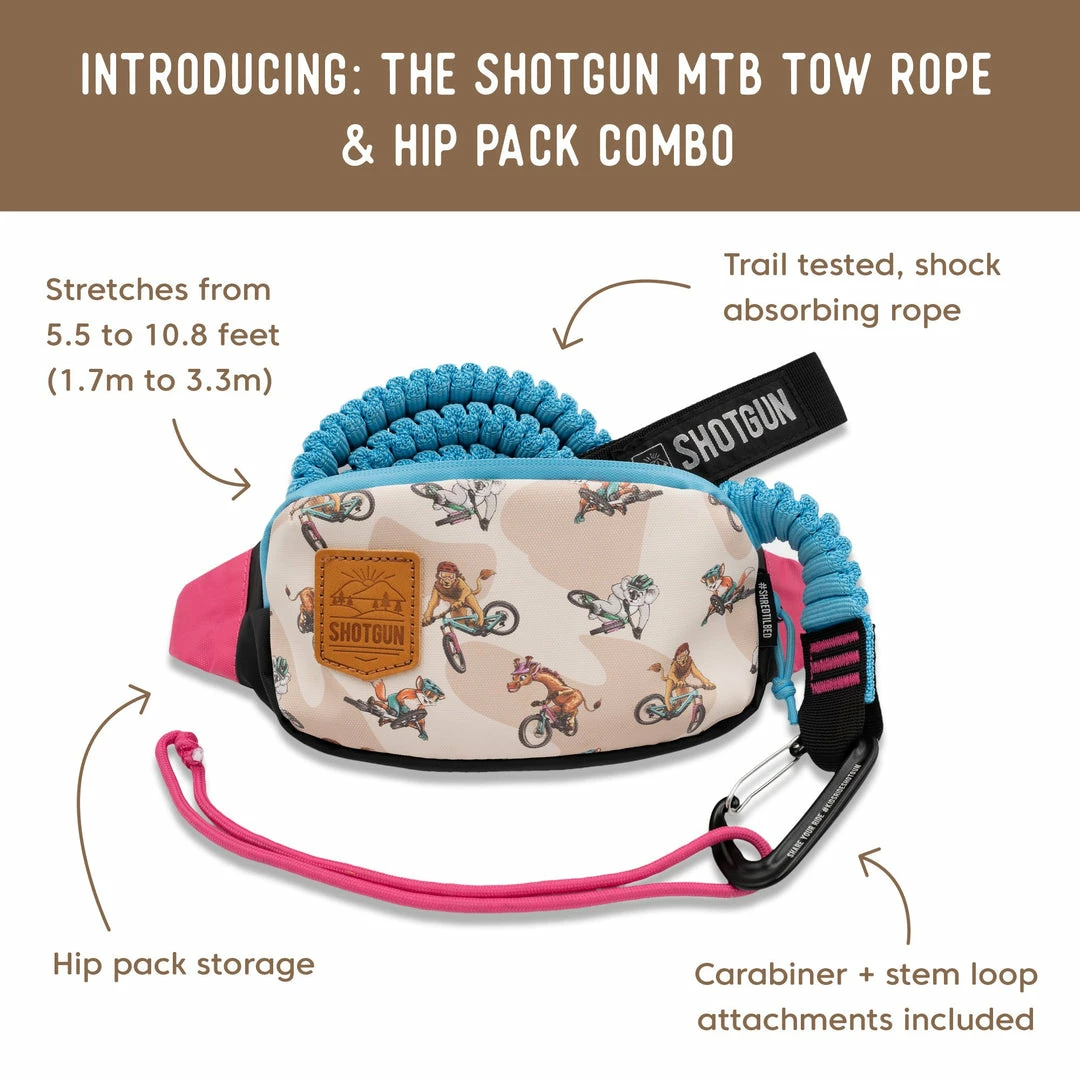 Discount 🤩 Kids Ride Shotgun Tow Rope & Hip Pack Combo ✔️ 2 Kids Ride Shotgun Tow Rope & Hip Pack Combo
