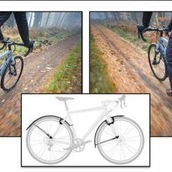 SKS Speedrocker 700c Gravel Bike Mudguard Set - Black