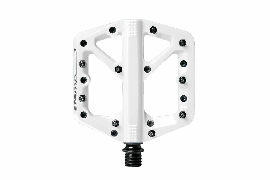 Coupon ⌛ Crank Brothers Stamp 1 - White Edition - Flat Pedals ❤️ 2 Crank Brothers Stamp 1 - White Edition - Flat Pedals