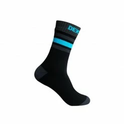 Clothing DexShell Ultra Dri With In Cuff Seal Socks - Black / Aqua