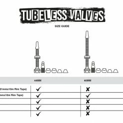Wholesale 🌟 Muc Off Accessories Muc-Off - V2 Tubeless Alloy Presta Valve Kit - 44/60/80mm 🎉 25 Muc Off Accessories Muc-Off - V2 Tubeless Alloy Presta Valve Kit - 44/60/80mm