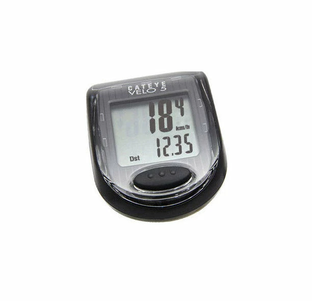 Discount ⭐ Cateye Velo 5 Wired Cycle Bike Computer - Black 👏 1 Cateye Velo 5 Wired Cycle Bike Computer - Black