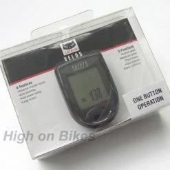 Cateye Velo 5 Wired Cycle Bike Computer - Black