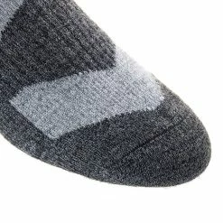 SealSkinz Walking Thin Socklet - Grey Marl / Dark Grey