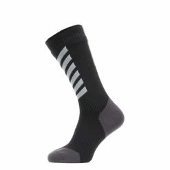 SealSkinz Waterproof All Weather Mid Length Socks + Hydrostop Clothing