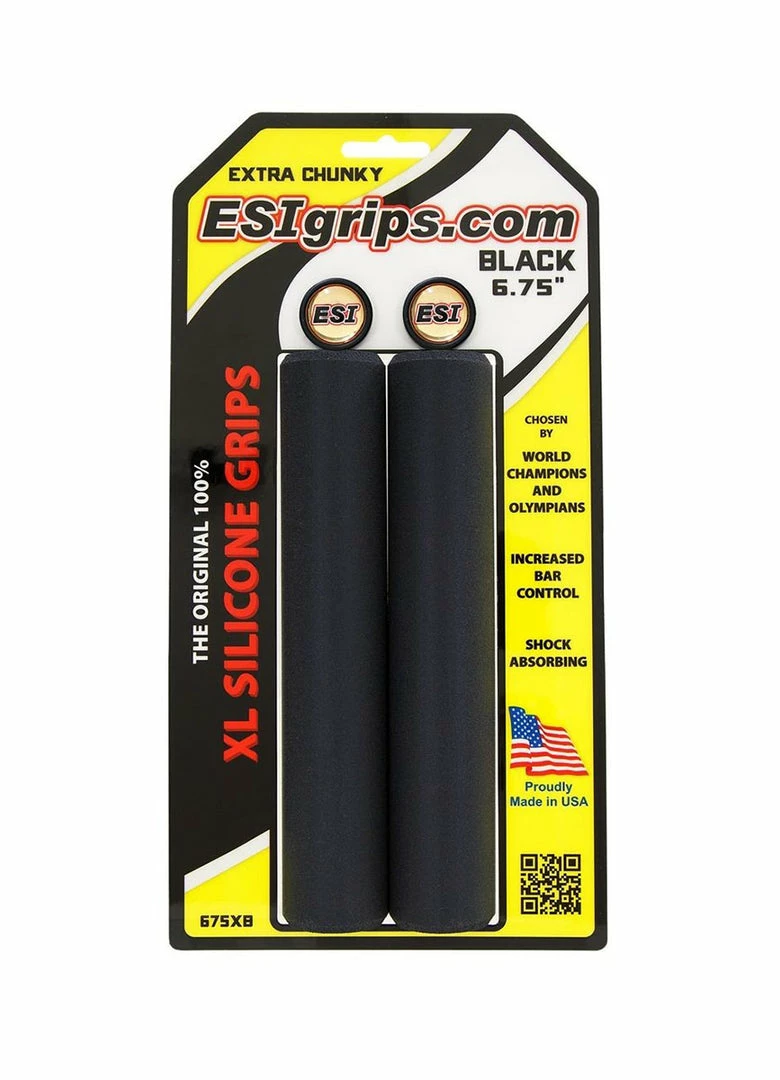 Best Sale 🌟 ESI - XL 6.75" Extra Chunky - Silicone Handlebar Grips Controls 🎉 1 ESI - XL 6.75" Extra Chunky - Silicone Handlebar Grips Controls