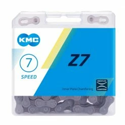 KMC Z7 - 6/7 Speed Chain - 114L- Grey / Brown